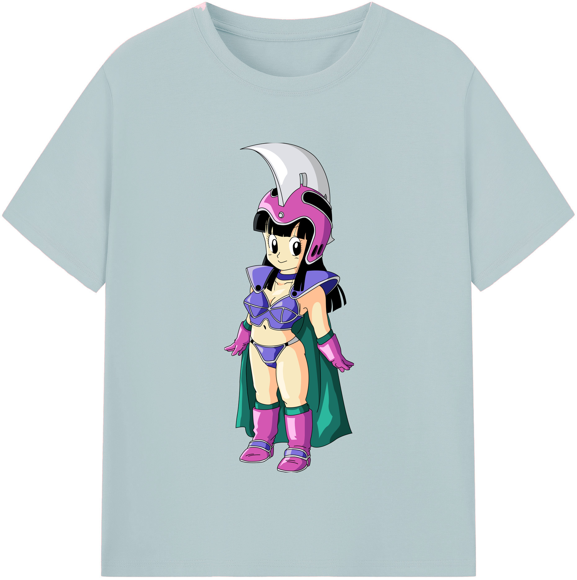 （画像用） ドラゴンボール チチ DRAGON BALL Chichi 綿100％半袖Tシャツ（フロントプリント）